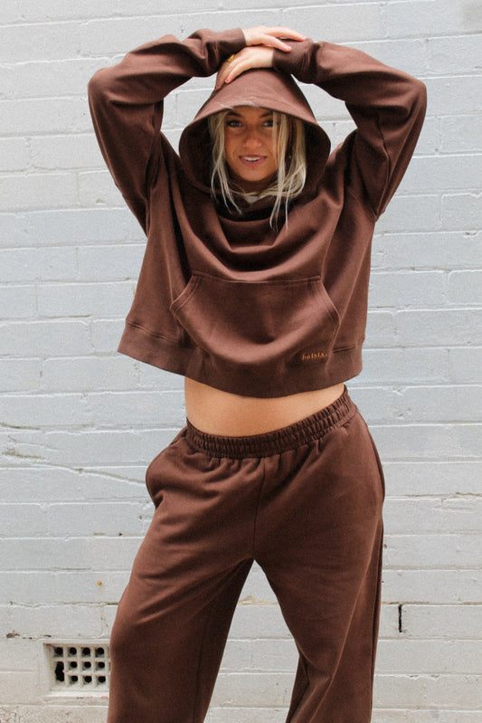 Charlie Hoodie - Chocolate Brown