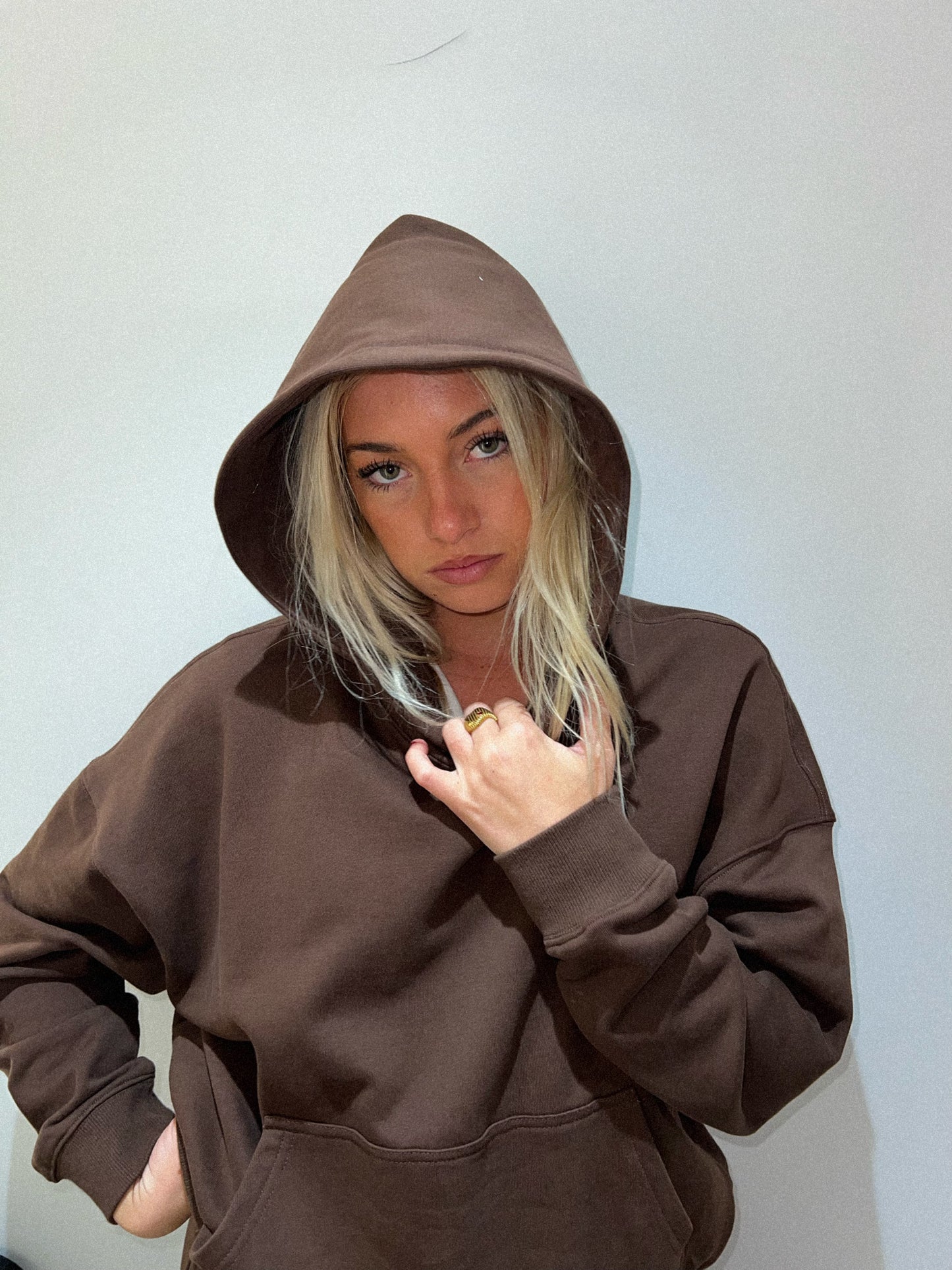 Charlie Hoodie - Chocolate Brown